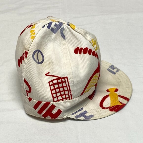 Huntsman Canvas Tennis Wimbledon Cap Hat White 6 7/8 Rare Retro Sportswear USA - Picture 4 of 8